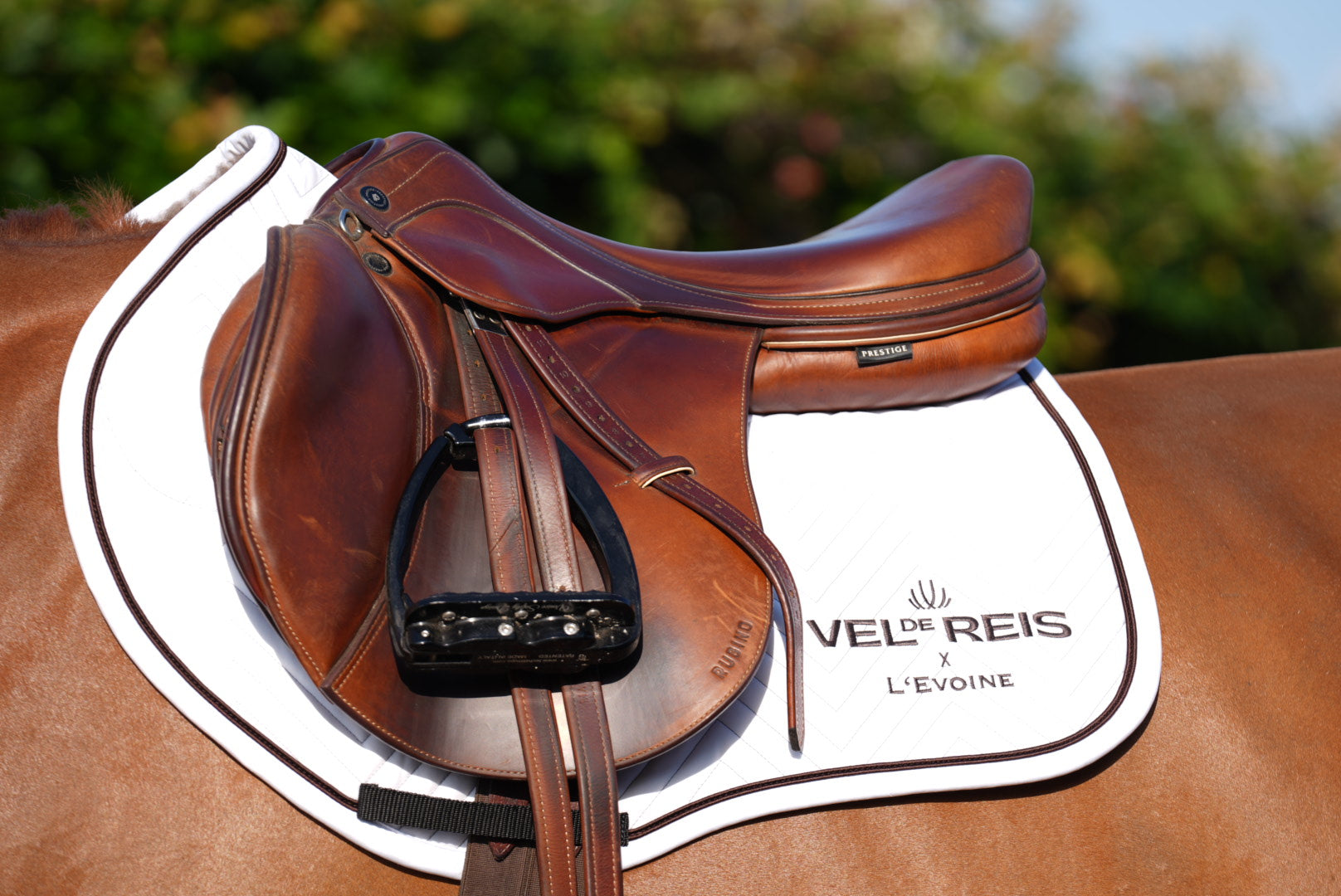 L’EVOINE x VEL DE REIS – Premium Alpaca Fleece Jumping Saddle Pad - VEL DE REIS EQUESTRIAN