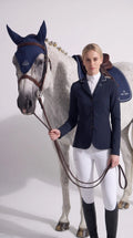 Women in Navy Vel de reis Show Jacket